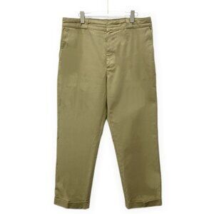 CM0227 Louis Vuitton Mens Chino Pants With Cuffed Hem & Back Pockets